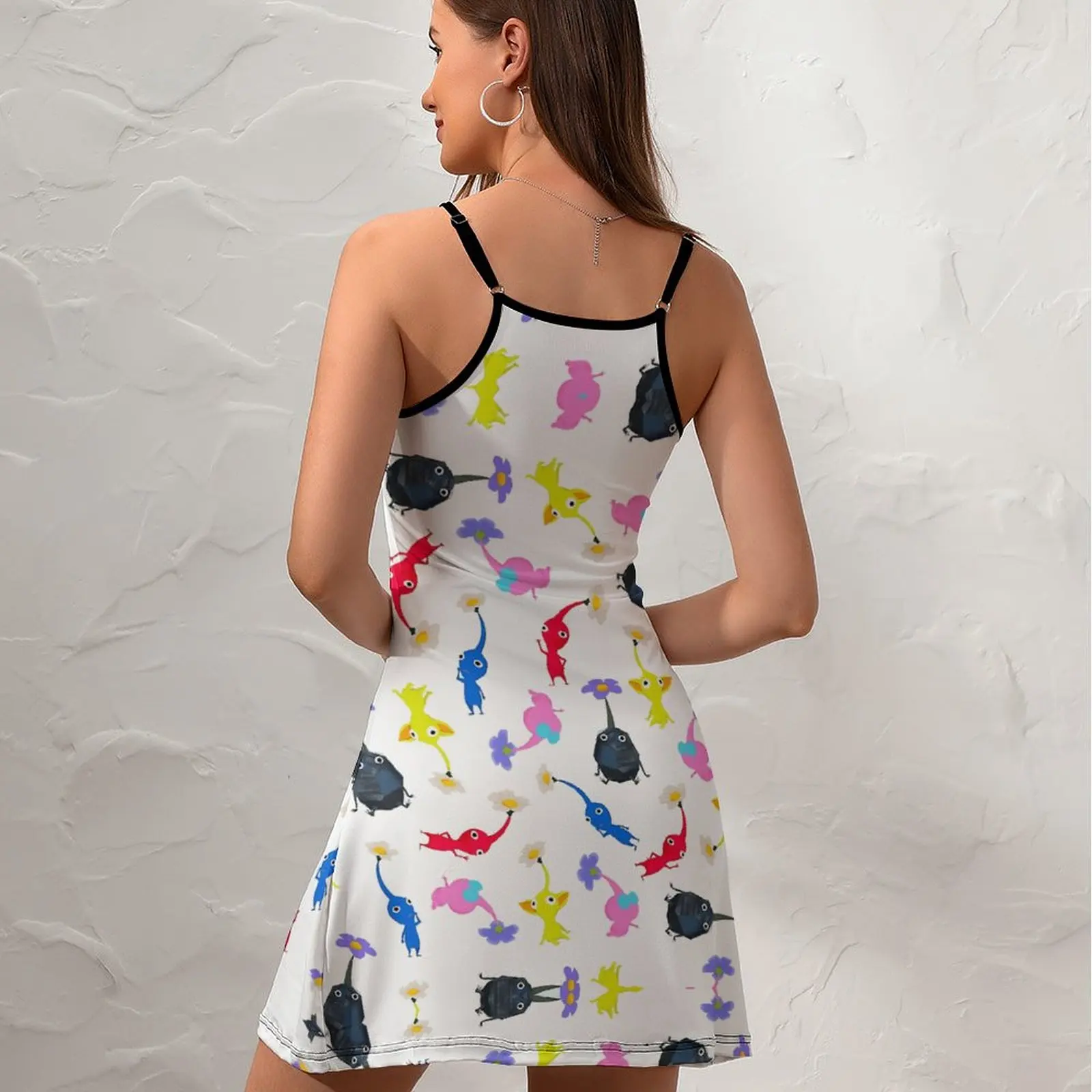 Exotic Pikmin Throw Blanket  Women's Sling Dress Cool Cocktails  Woman's Dress Suspender Dress Funny Graphic