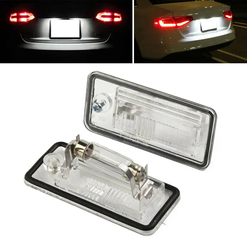 

Задний номерной знак для Audi A3 S3 A4 B6 A6 S6 A8 RS4 светильник 8E0807430A 8E0807430B 8E0943021B 8E0943022B