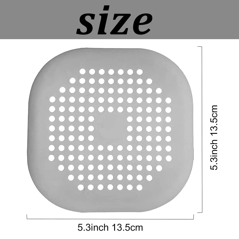 Hair Filter Sink Anti-blocking Strainer Bathtub Shower Floor Drain Stopper Silicone Kitchen Deodorant Plug Bathroom Accessories