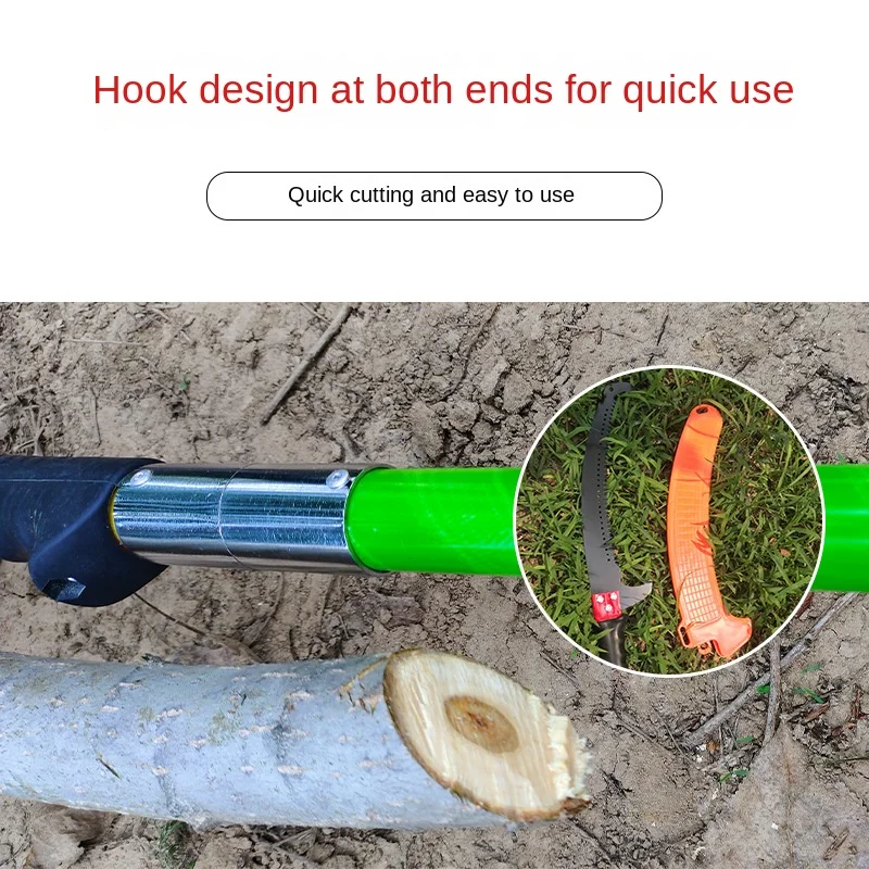 Insulated High Altitude Pruning Saw Garden Manual Tool Trimming Fruit Trees Tree Pruning Device Electric Insulation HighAltitude