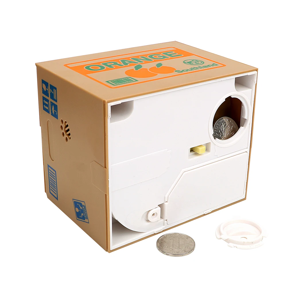 Electronic Money Boxes Kids Gift Automated Panda Cat Steal Coin Bank Hot Sale Piggy Banks Money Saving Box Cute Plastic