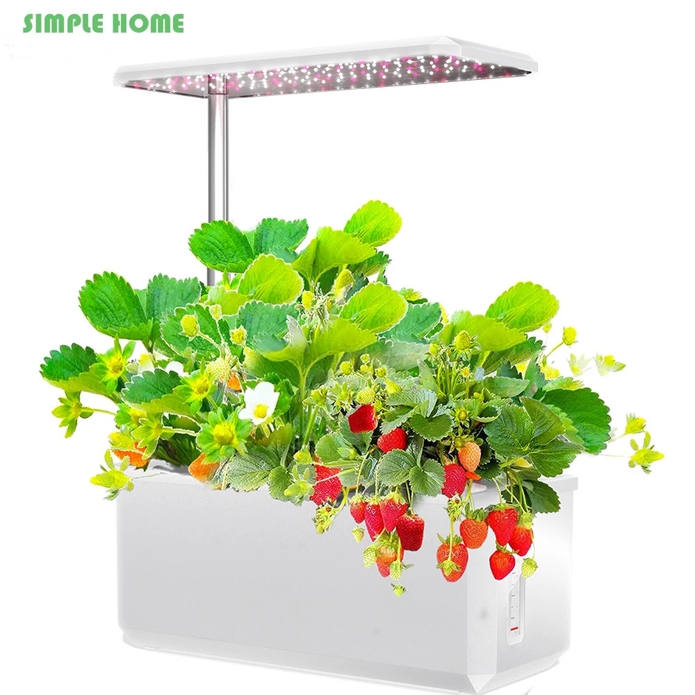 Hydroponics Growing System With Indoor Plant Full Spectrum Led Grow Light Non-toxic Soilless Smart Planting Indoor Garden