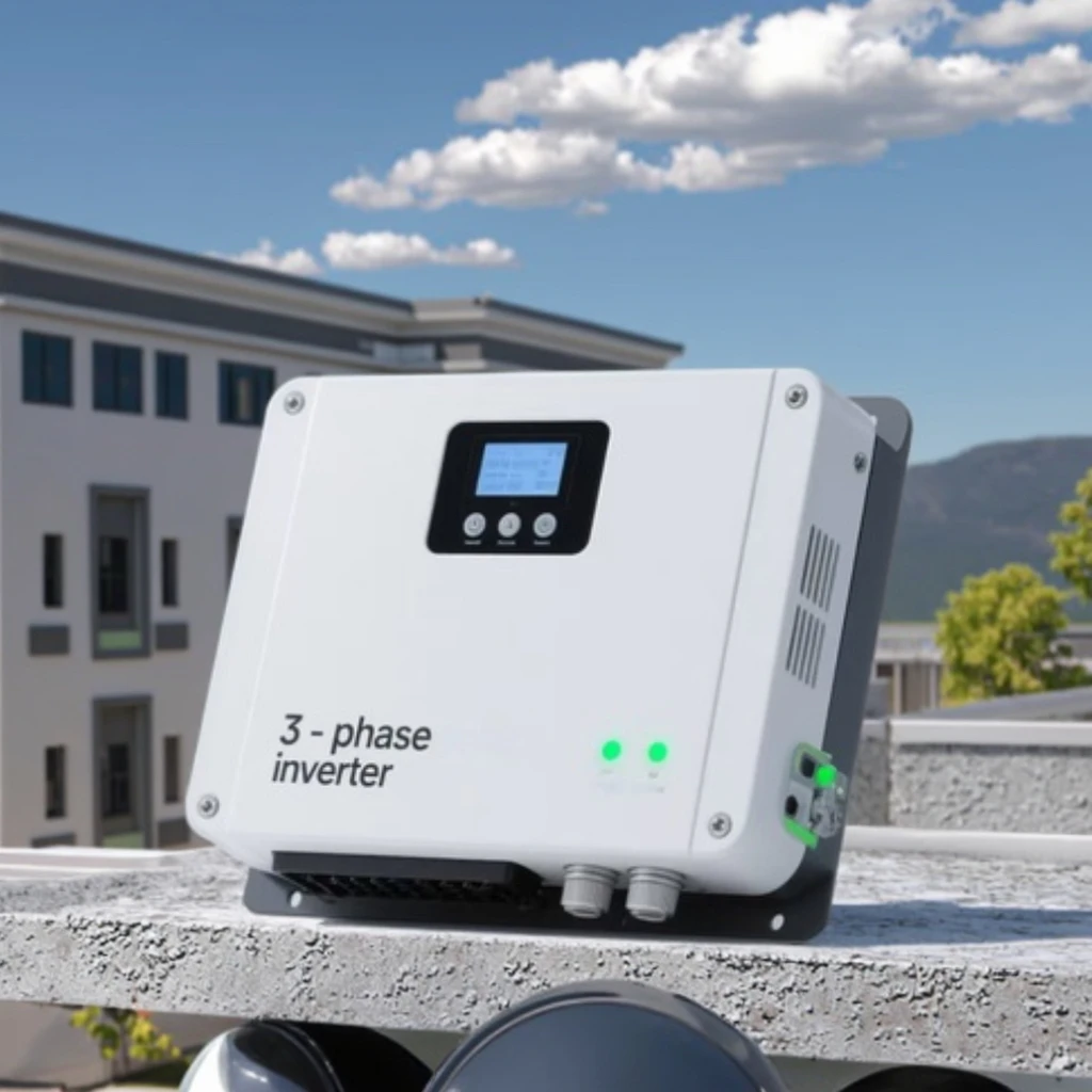 Hybrid Solar Inverter with 10K-40K Output Power 3-Phase External Battery Inverter Service Equipment