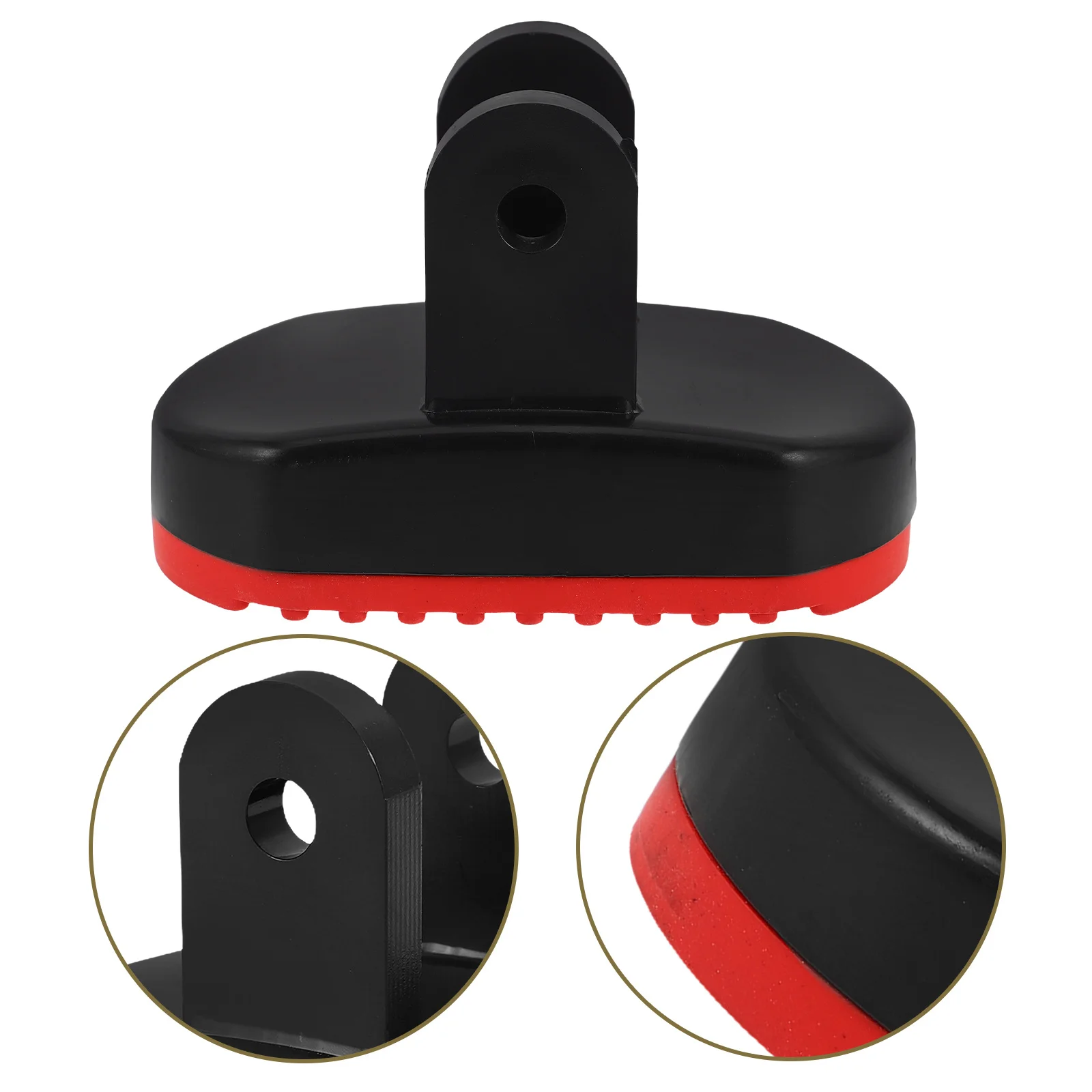 وسادات أقدام السلم العلوي، تصميم مضاد للانزلاق، تقليل الضوضاء، سهلة التركيب لسلامة المكاتب المنزلية، أقدام سلم مضادة للانزلاق #1