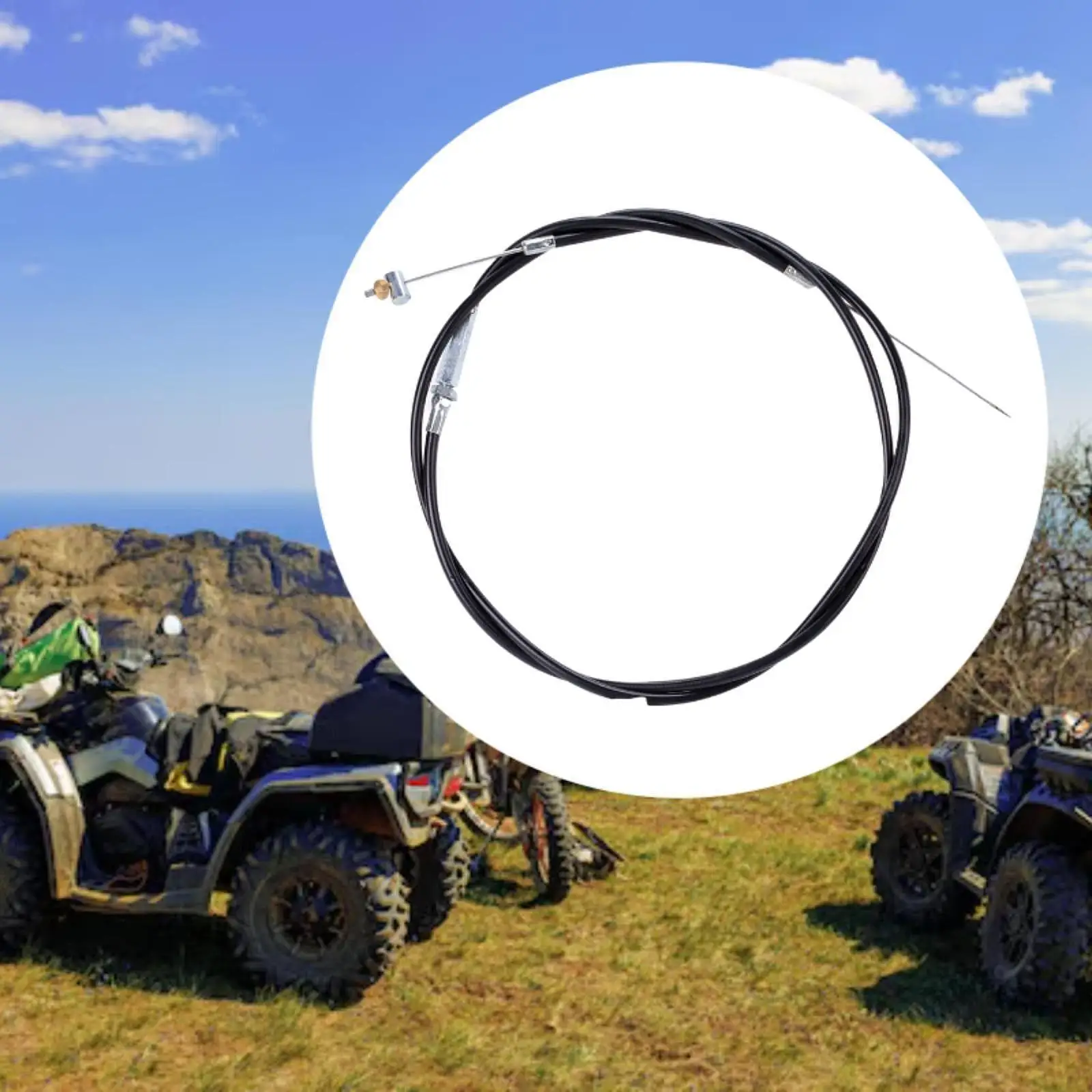 

Throttle Cable Wire Engine Part with Straight Tip Motorcycle Throttle Cable