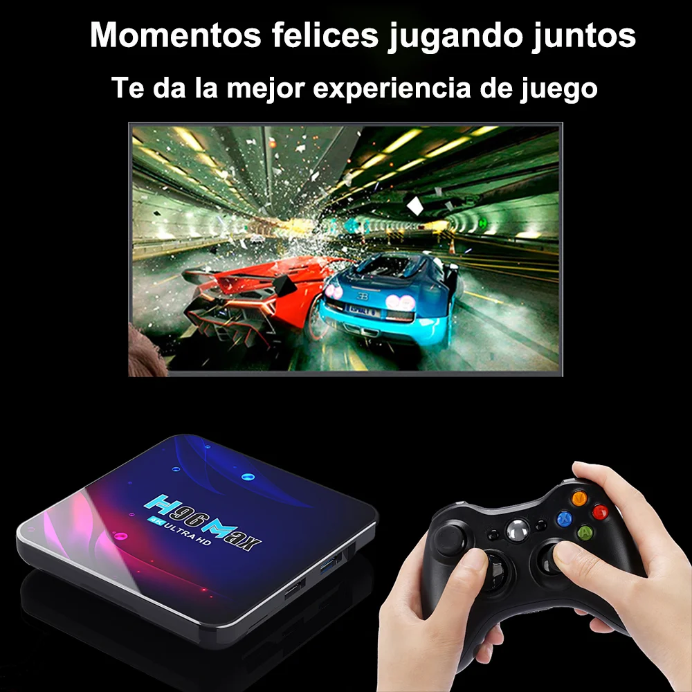 H96 Max V11 Smart TV BOX، Android 11.0 Set-top Box، 4K RK3318 Quad-core Android TV BOX، WiFi 2.4G/5G، Set Top Box Bluetooth 4.0