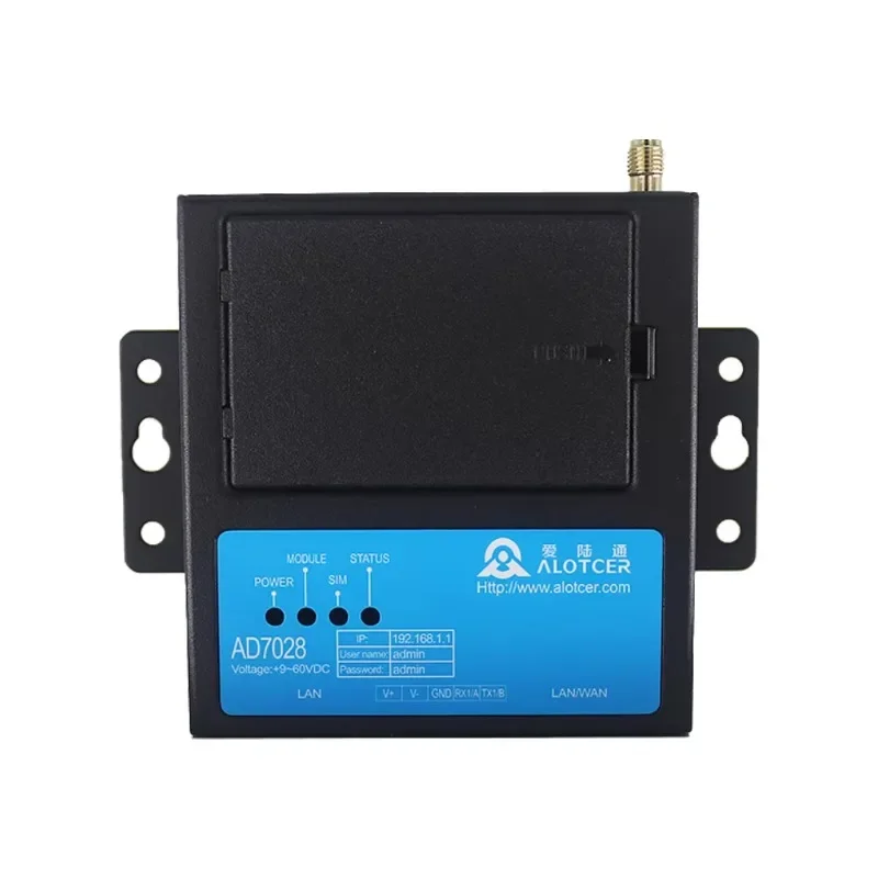 Alotcer ModBusRTU/TCP GPS VPN Industrial Router Outdoor AD7028D Support Python and C++