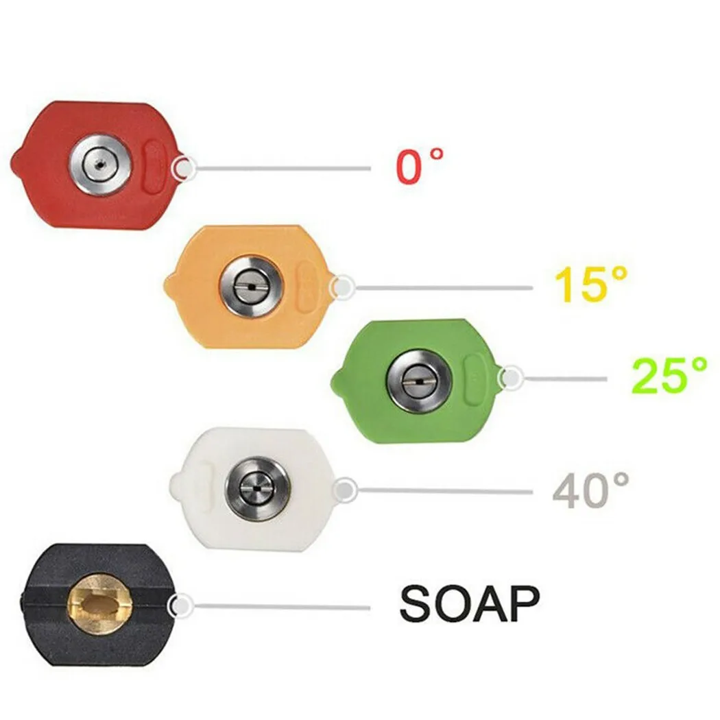 Brand New High Quality Nozzle Sprinkler Practical Quick Coupling 5 Colors Spray Nozzle 5 Pieces/Set Wash Accessories Washer Yard