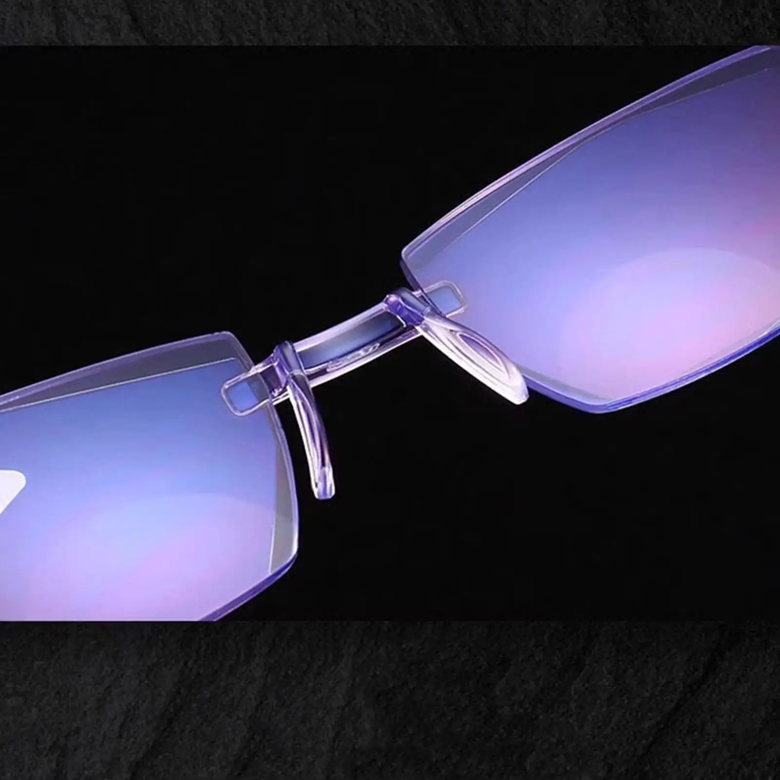 Clarity Blue Glasses Clear Anti-Glare Eyewear Clarity Blue Glasses Auto Focus for Women Men Computer Work Reading Books Night