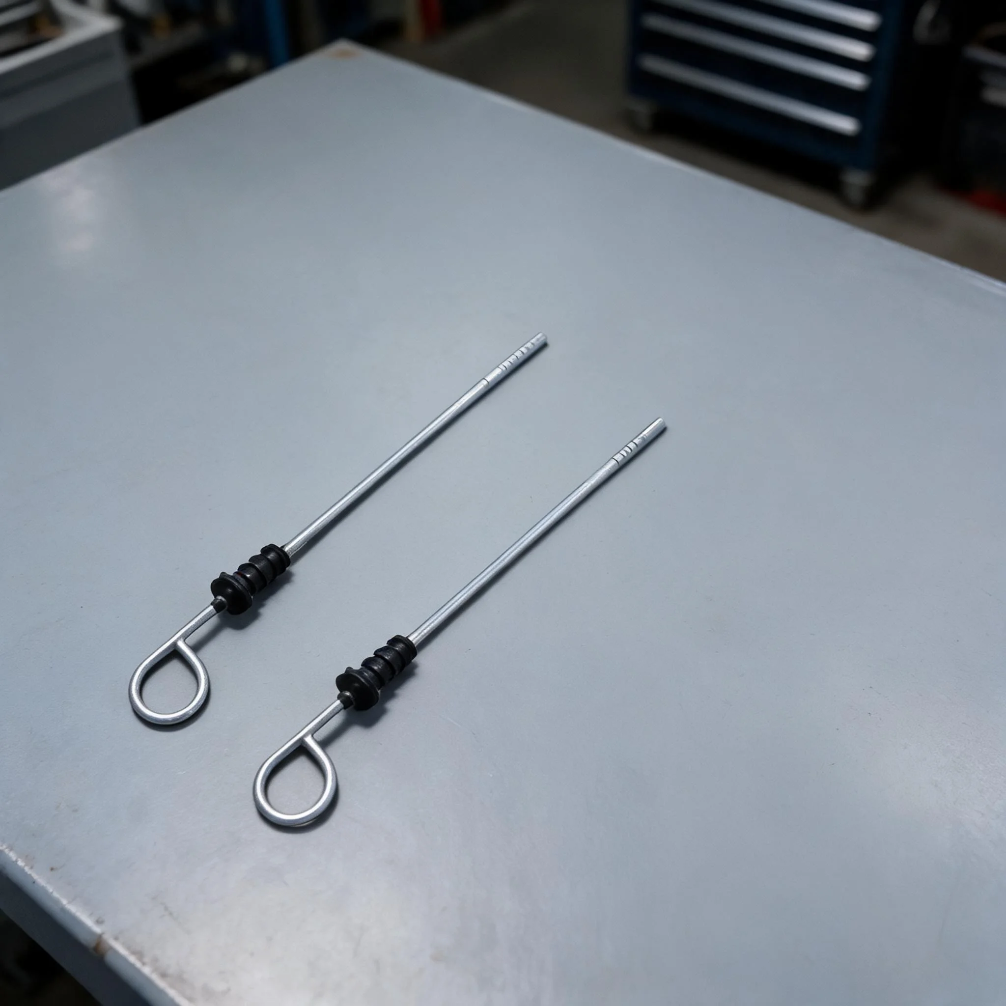 2PCS Oil Gauge Dipstick 16259-36410 For Kubota D722 D902 D905 D1105 V1305 V1505 F2260 F2560E Engine Parts Accessories