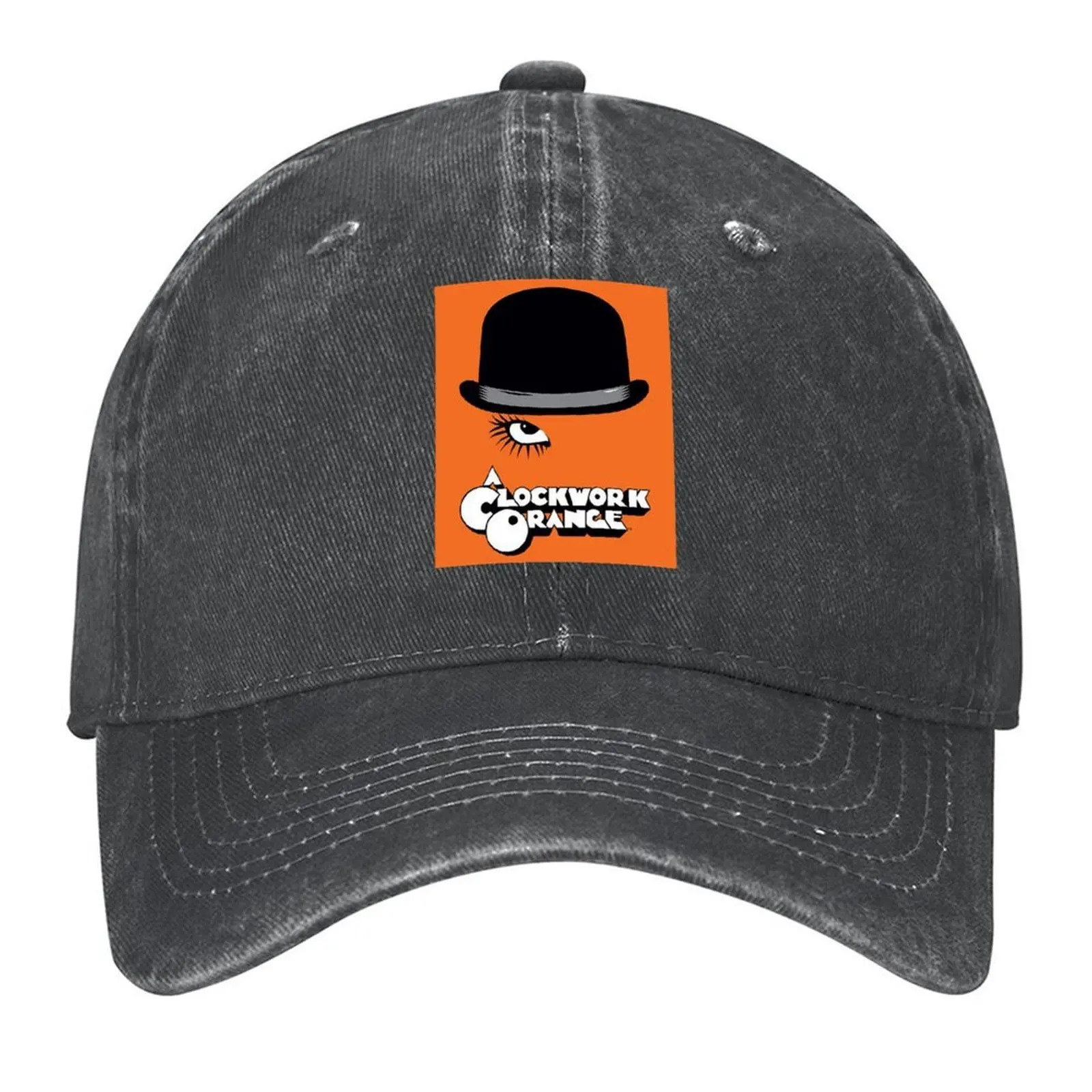 

Clockwork Orange Poster Baseball Cap Hat Luxury Brand Military Tactical Cap Hip Hop Unique hats Women's Hats Men's