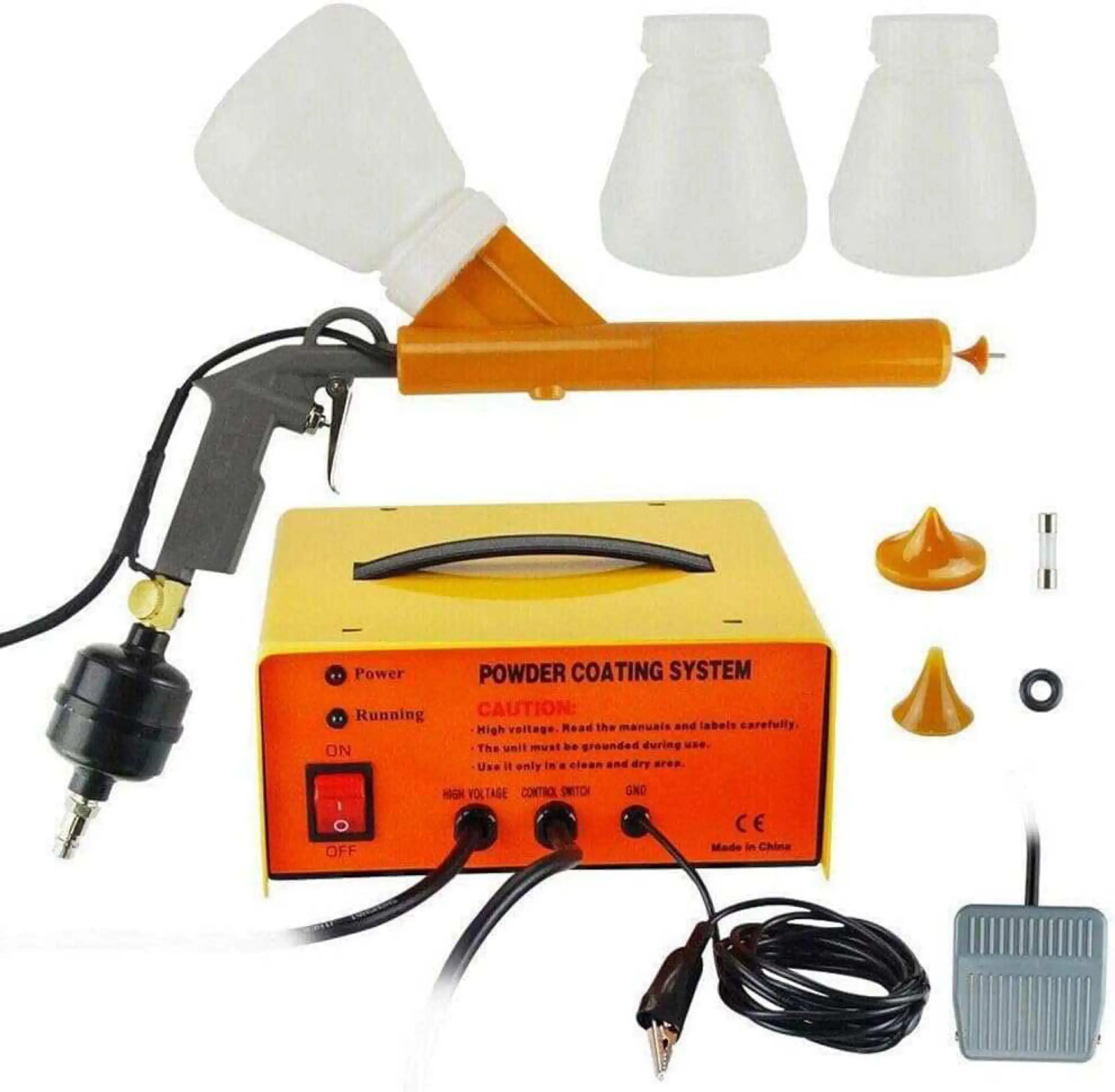 DIY Powder Coating System Portable Electric Powder Spray Gun Kit for Small Projects Home Craft Models