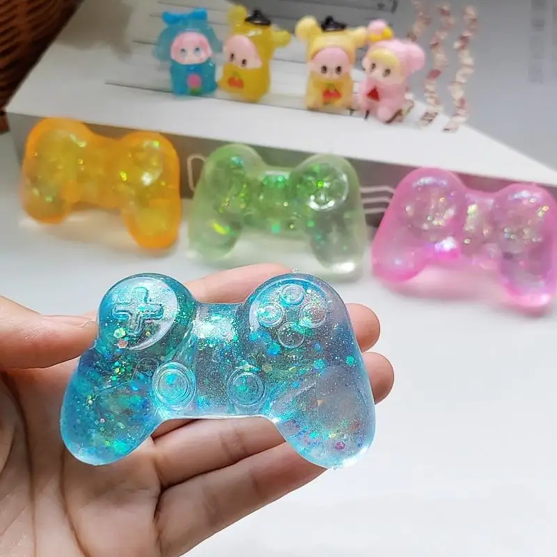 

Новые эластичные игрушки-антистресс XM 2/4/6 шт. с медленным восстановлением формы, в форме игрового контроллера, милые мочи-шарики для снятия стресса, подарки для детей