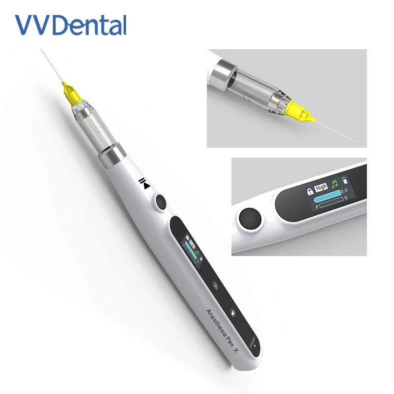 Inyector de anestesia Dental VVDental jeringa de anestesia Oral pluma indolora con pantalla LCD inyector de anestesia Local indoloro