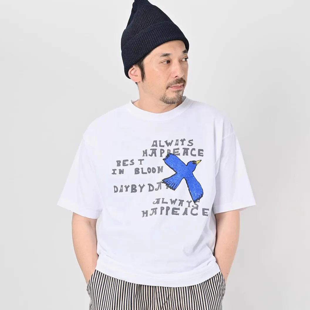 커플 티셔츠 대나무 면 통기성 편안한 캐주얼 탑 여성 패션 여름 짧은 소매 라운드 넥 프린트 티