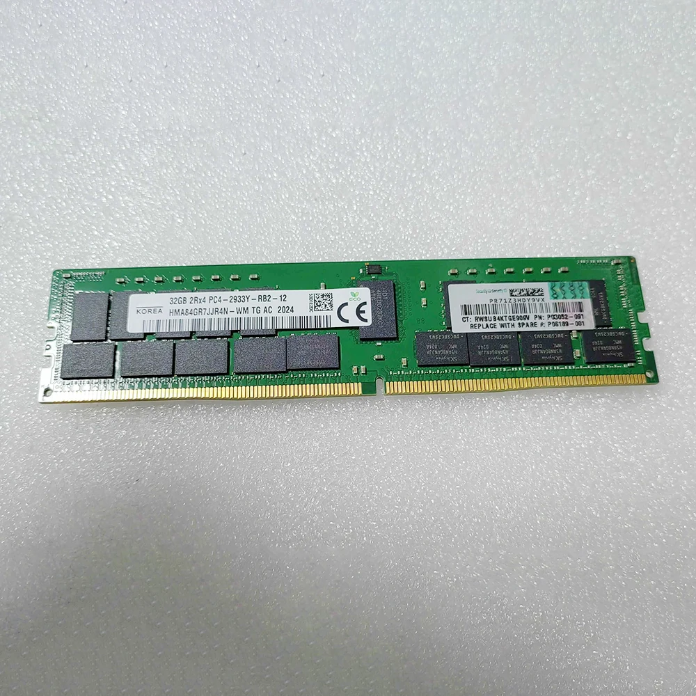 1 pcs   New P00924-B21 P03052-091 For HPE 32GB 2Rx4 DDR4 2933 PC4-2933Y-R Server Memory Fast Ship High Quality