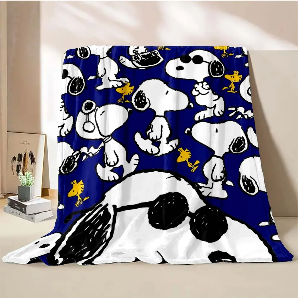 Coperta per cani Snoopy americana morbida e soffice coperta di cartone animato king size coperta di lusso per bambini ragazzo adulto divano letto