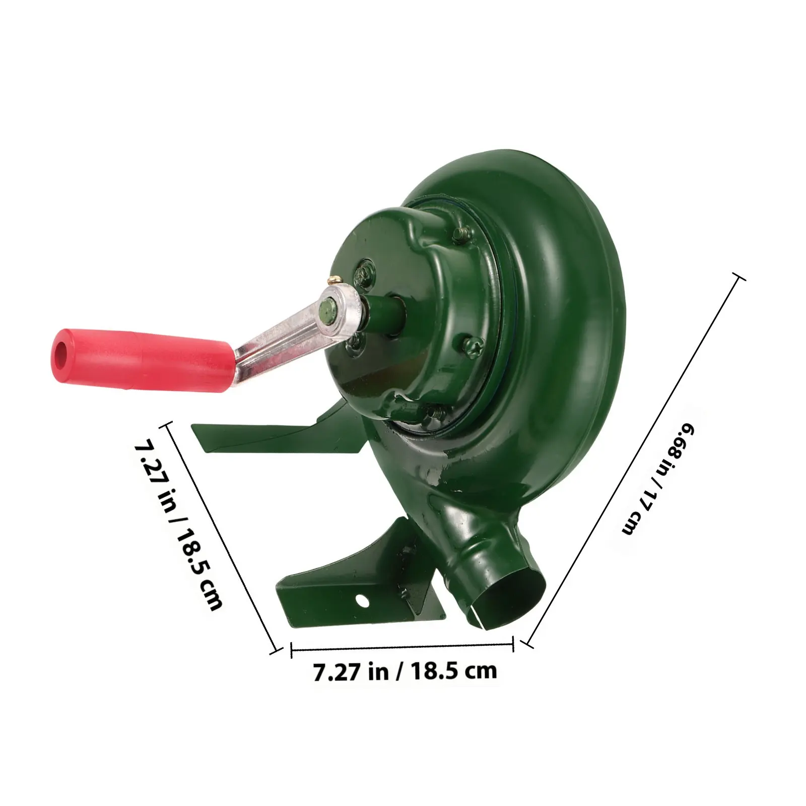 Professional Hand Crank Barbecue Fan Heavy Duty Iron Manual Blower for Outdoor Bbq Camping Fireplace Quick Ignition