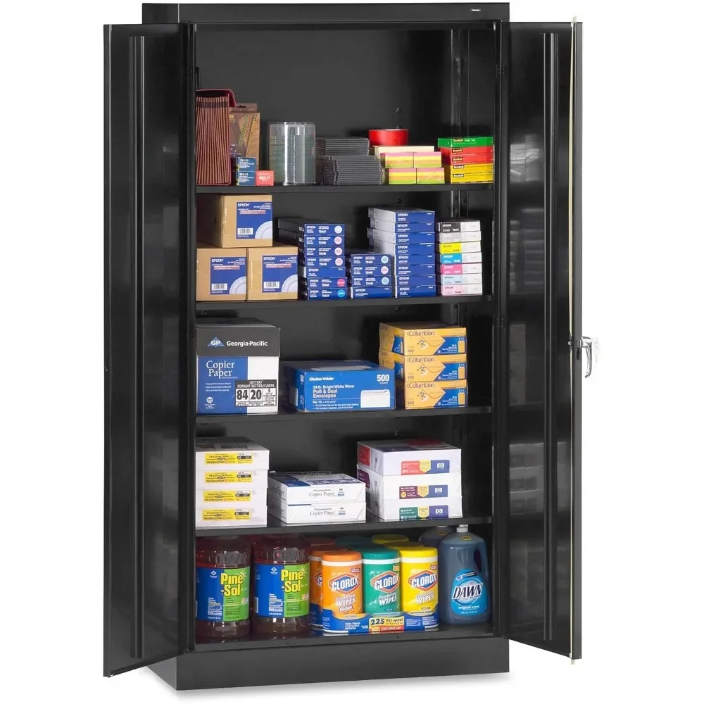 

Steel Standard Welded Storage Cabinet, 150 lbs Capacity per Shelf, 36" Width x 72" Height x 18" Depth