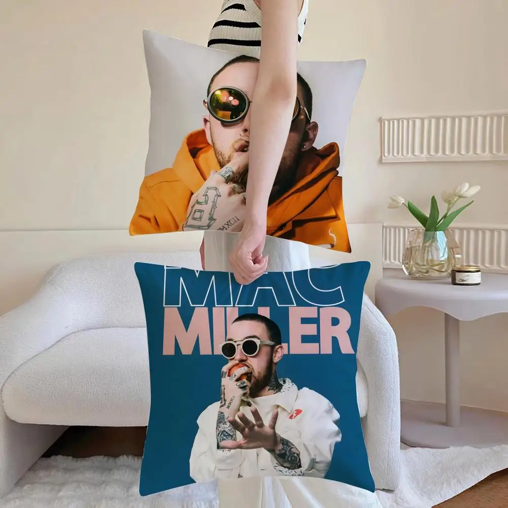 Fashion Handsom Charming M-Mac MillerS Cushion Cover Washable Linen Pillowcase Soft  for Daily Sofa Bed Home Room Decor