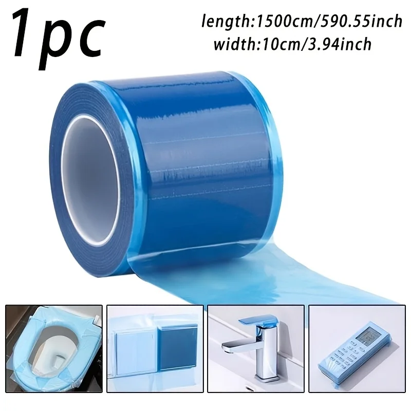 Disposable Self-adhesive Waterproof Protective Film Anti Fouling Sanitary Sticker For Salon Clinic Travel Switch Protection