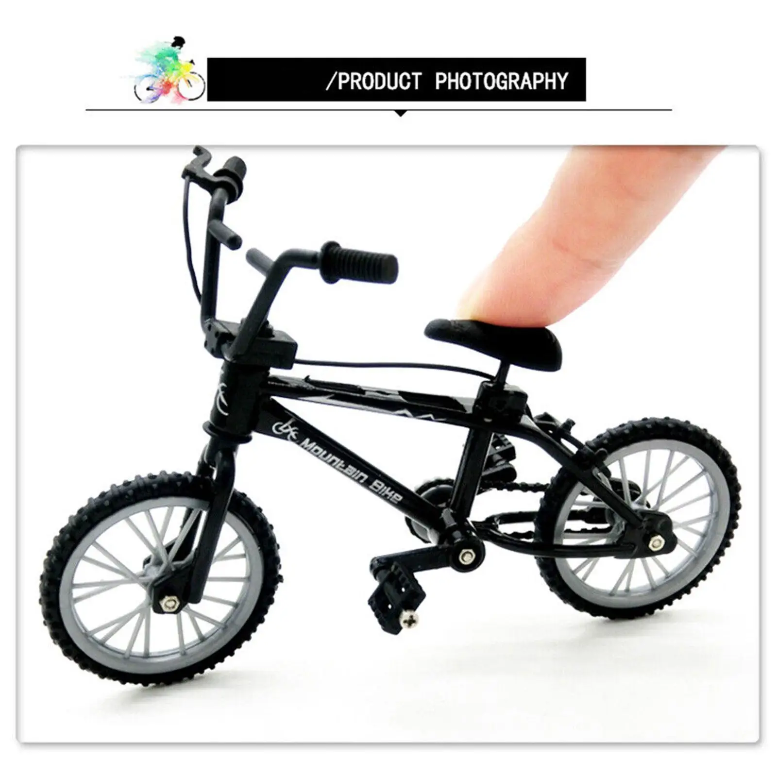 Mini Finger Bike Bicycle Model Toys For Kids Tech Deck Finger Bicycle Bike Fans Boys Children Novelty Toys Gifts Decoration