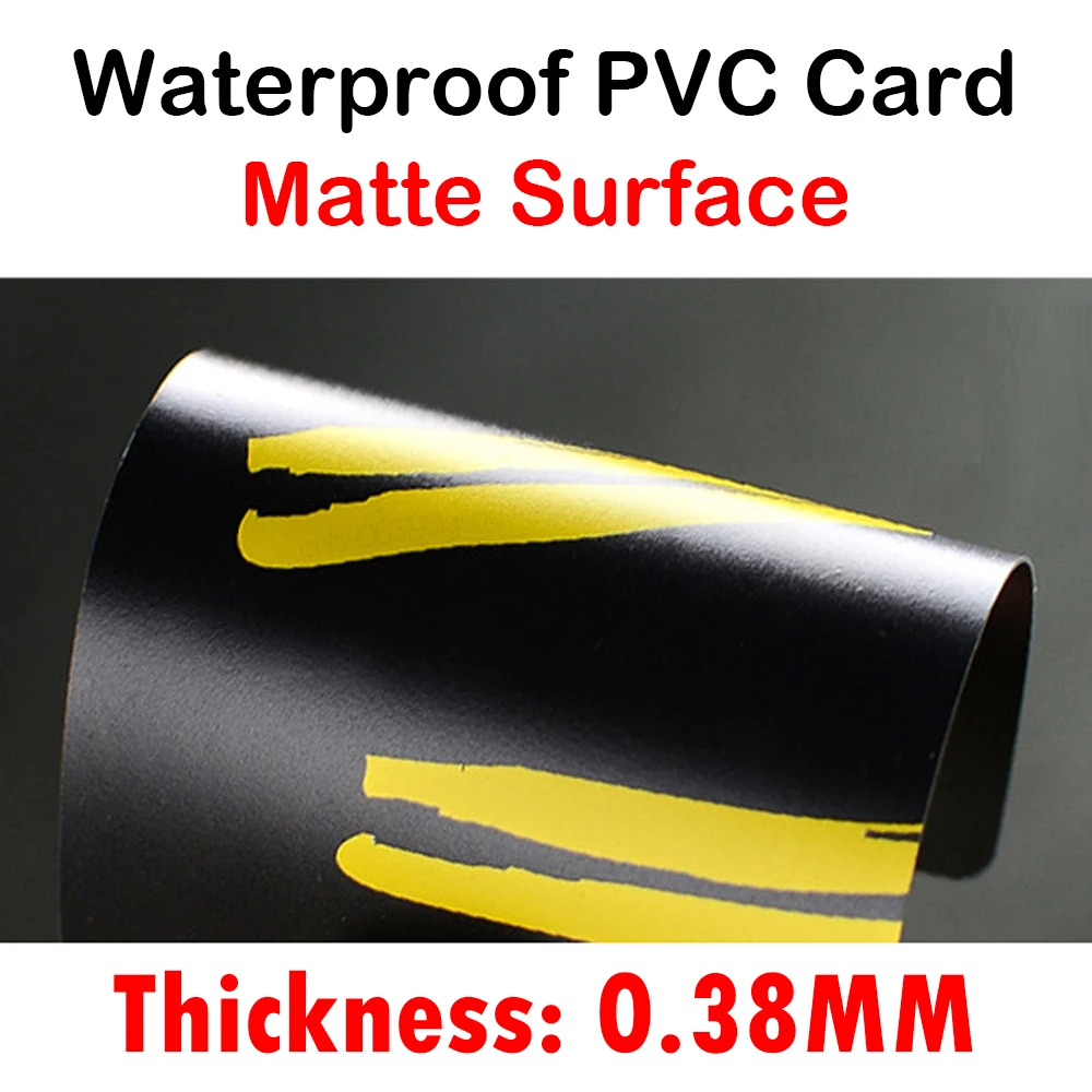 100–1000 Stück individuelle PVC-Geschäfts-ID-Karten, eigenes Design, Logo, Name, Kunststoff, wasserdicht, doppelseitig, glänzend, matt, Danke, 85,5 x 54 mm