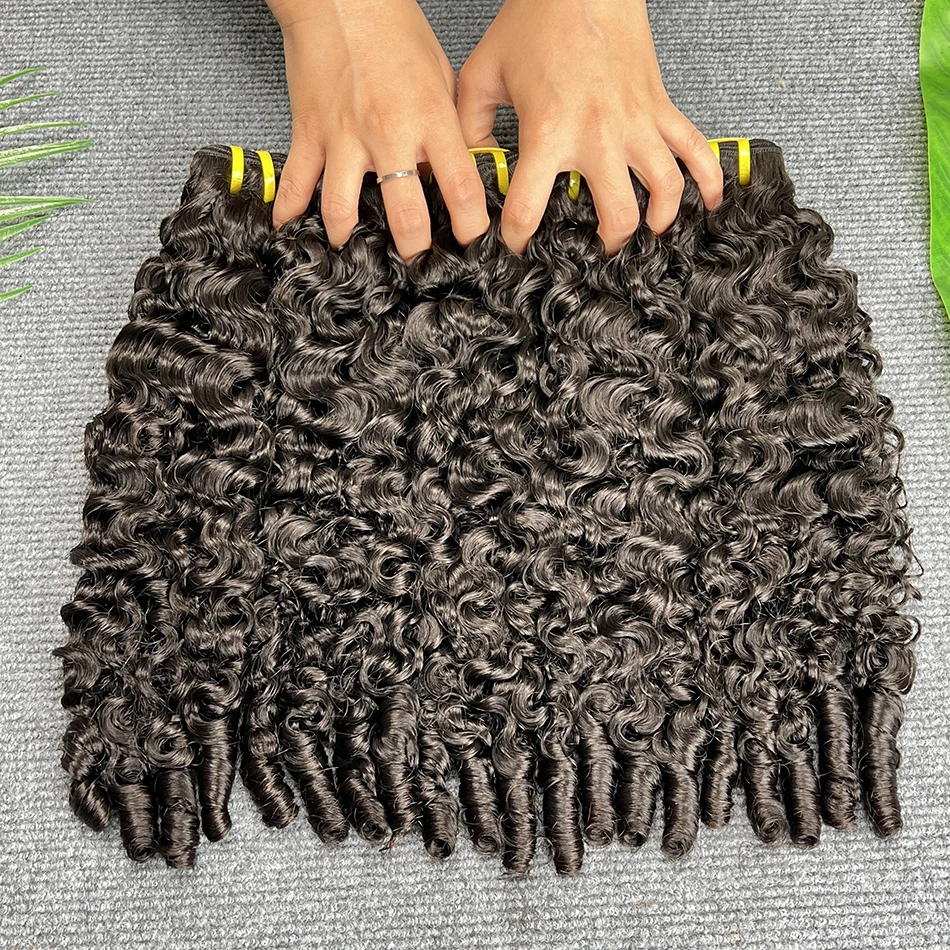 البورمية مجعد دوامة الشعر البشري حزم اللون الطبيعي بشرة الانحياز نسج ملحقات نطاط مجعد الخام العذراء 1 2 3 4 حزم