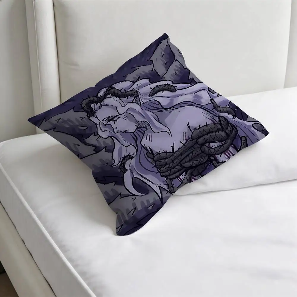 S-Slay The P-Princess Game Square Pillow Cover Decorative Throw Pillow Case for Sofa Couch Bed Home Car Living Room Decoration