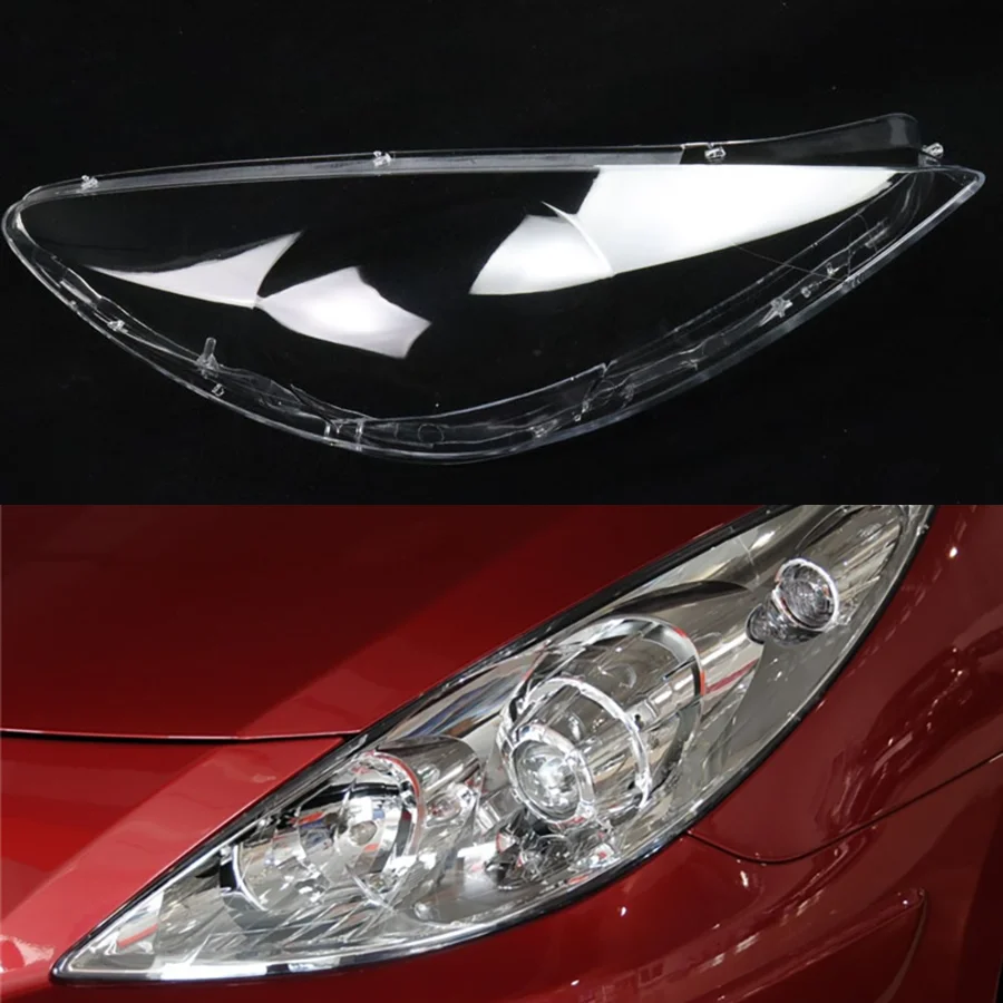 

Car Front Headlight Cover Headlight Lens Shell Replacement For Peugeot 307 2003-2007 2008 2009 2010 2011 2012 2013