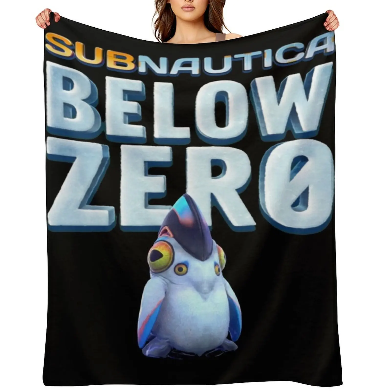 

Subnautica- Below Zero Baby Pengwing Throw Blanket Summer Beddings Luxury Designer Bed covers Moving Blankets