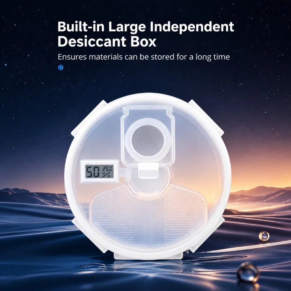 Durable Dustproof 3D Printing Filament Dry Box Anti-Moisture Wall-Mounted 3D Printing Filament Sealed Box 1KG Filament Holder
