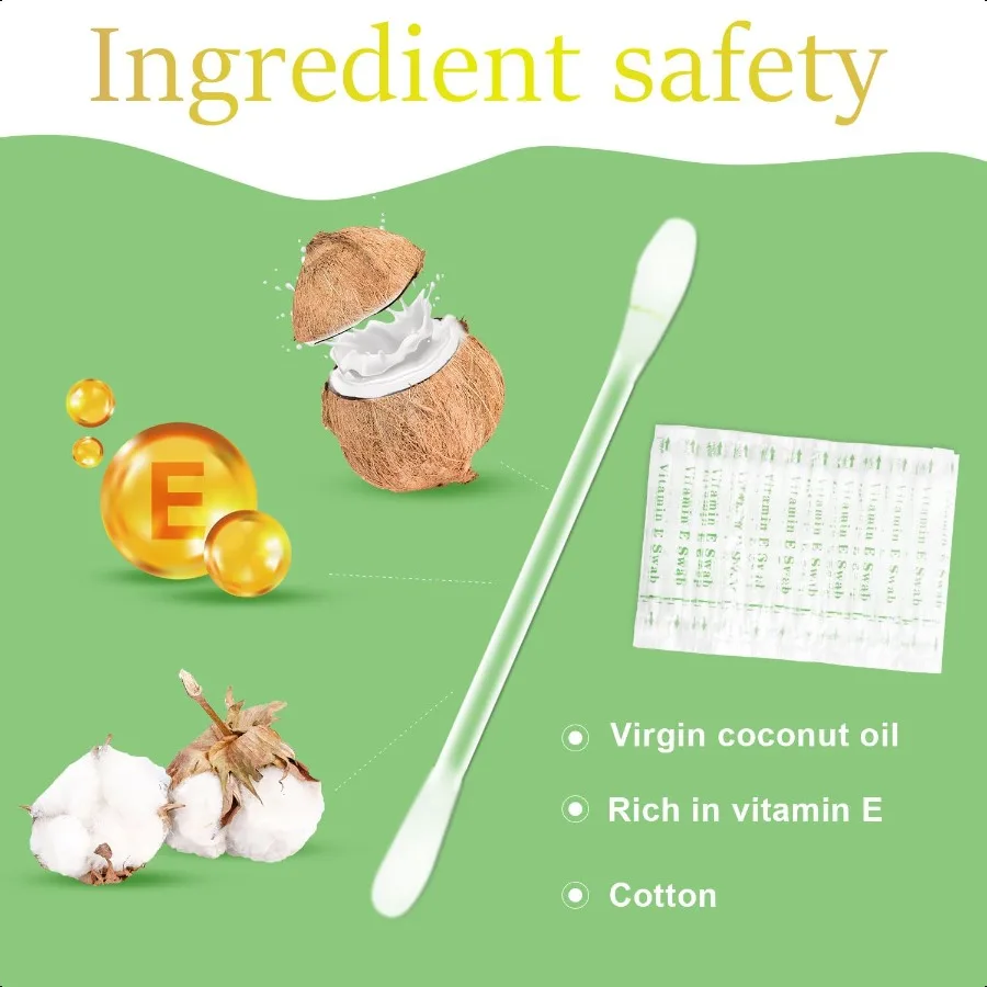 100本入り リップオイル綿棒 オイル綿棒アプリケーター 唇と歯茎の保護、乾燥防止、保湿、歯のホワイトニング前の使用に