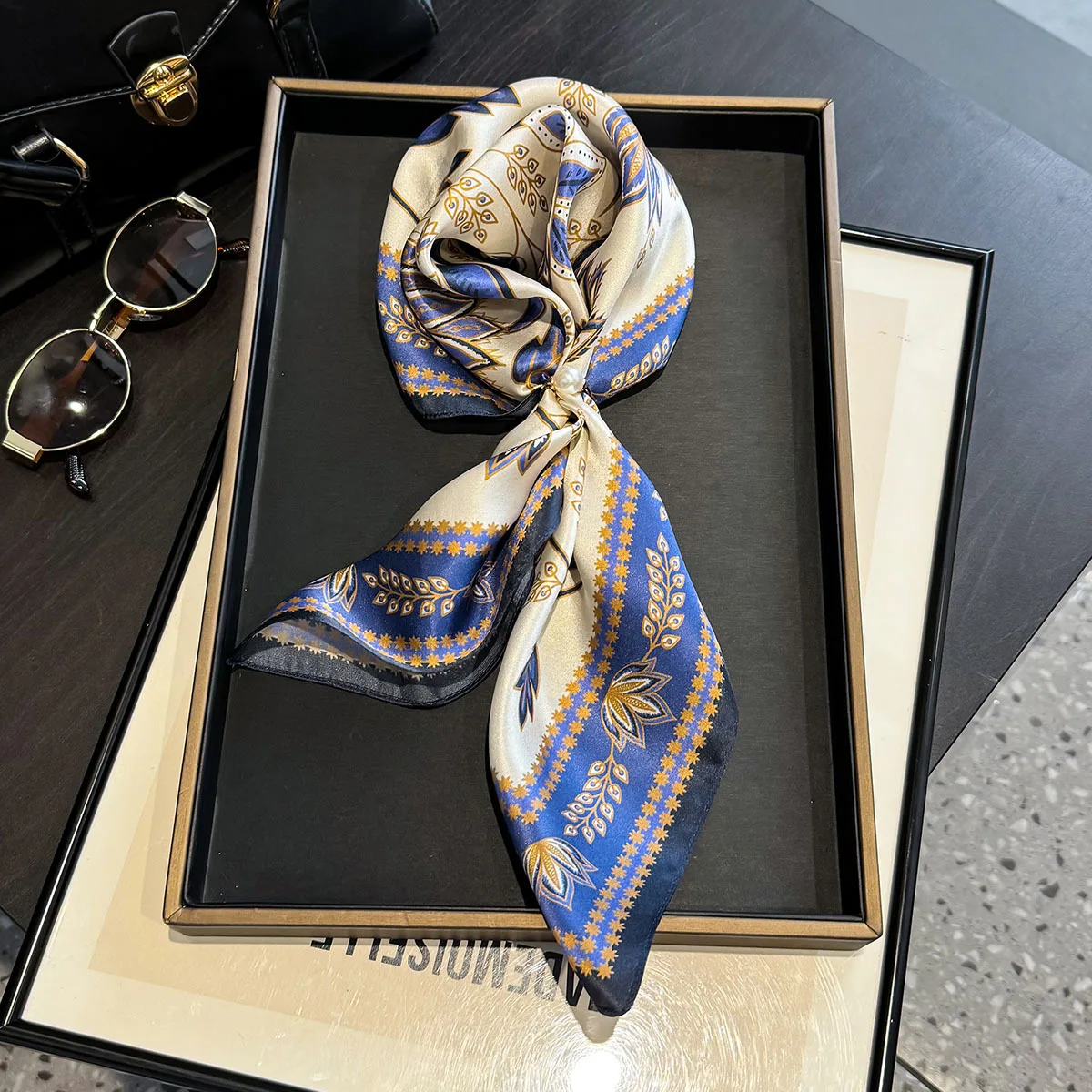 100% وشاح حريري طبيعي شالات نسائية يلتف للسيدات أوشحة فولارد الباشمينا منديل حجاب نسائي باندانا فاخر bufanda