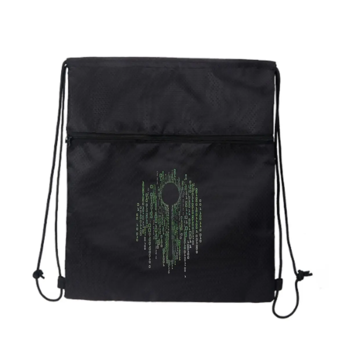 

Digital Mystery Matrix - Стильный код Art Рюкзак на шнурке Массовый рюкзак на шнурке Сумки на шнурке Сумка Cinch