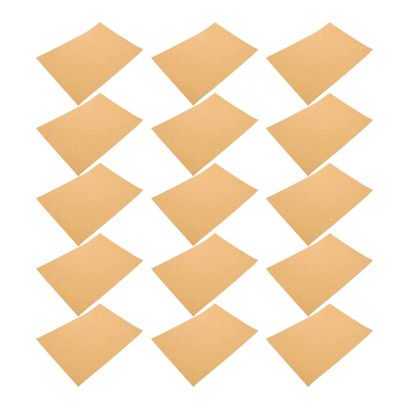 Kraft Sticker Adhesive For Printer Blank Sticky Kraft Paper Lightweight Diy Craft Label Paper For Shop Display Folder