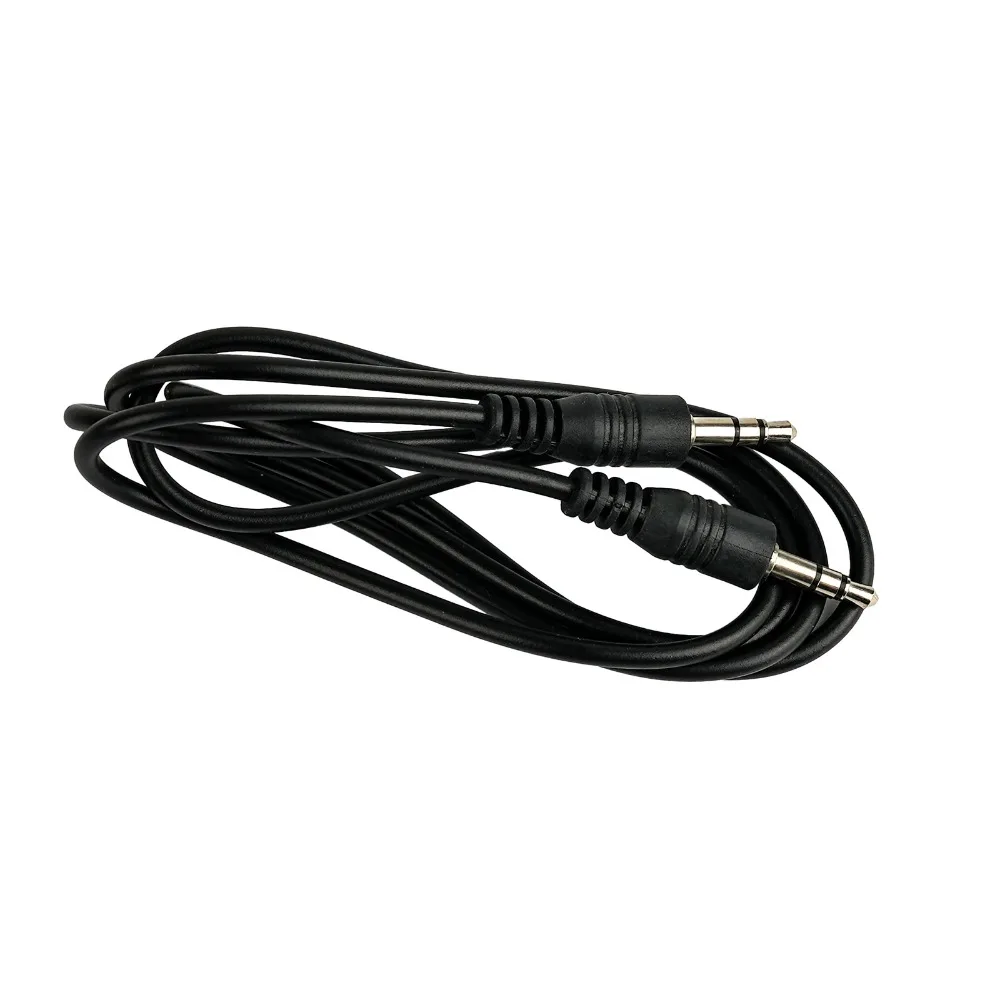 1M Black Audio Cable for Voice Module High-Quality Noise-Free Signal Transmission Shielded Wire for Microphone Recording