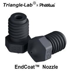 C trianglelab x Phaetus EndCoat™ V6 MK8 Super Volcano Volcano Nozzle patented coating technology hardened steel nozzle