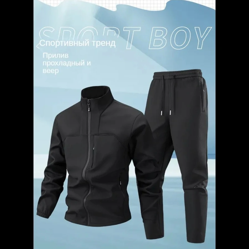 Outdoor Waterproof Shark Skin Tactical Sets Men Thicken Fleece Lined Soft Shell Combat Jackets+windproof Cargo Pants 2 Piece Set