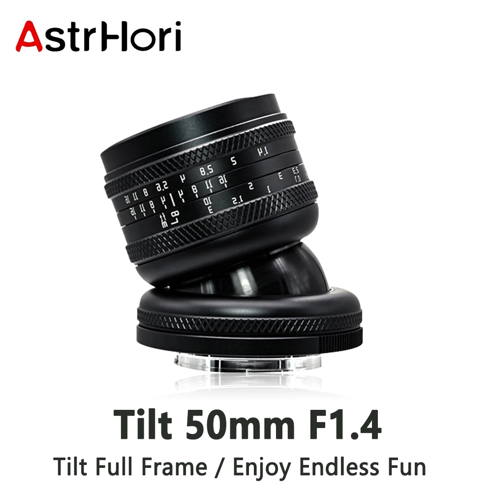 

AstrHori 50mm F1.4 Large Aperture Lens Full Frame Manual 2-in-1 Tilt Lens Miniature Model Effect Compatible with Sony E-Mount