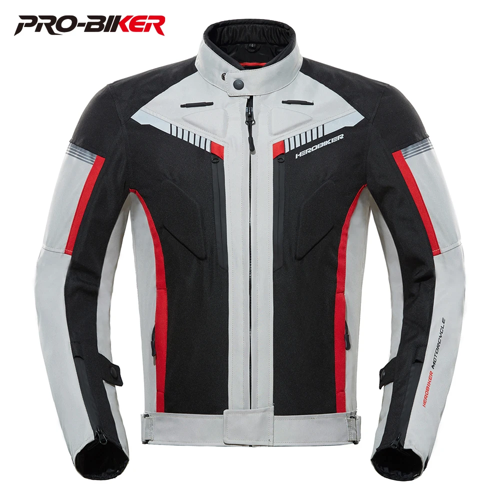 

Men's Biker Jacket Waterproof Motorcyclist Motorcycle Jacket Wear-Resistant Motorcycle Accessories Anti-Fall Racing Jacket