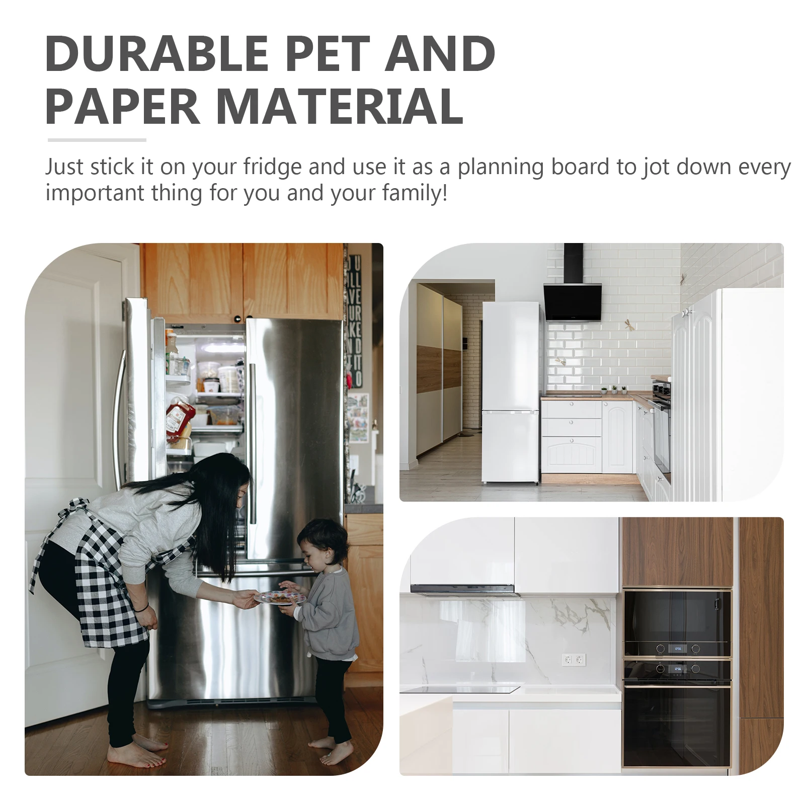 

Magnetic Fridge Whiteboard Calendar Dry Erase Board Kitchen Planner Reminders Leaf Green Schedule Note Refrigerator Sticker