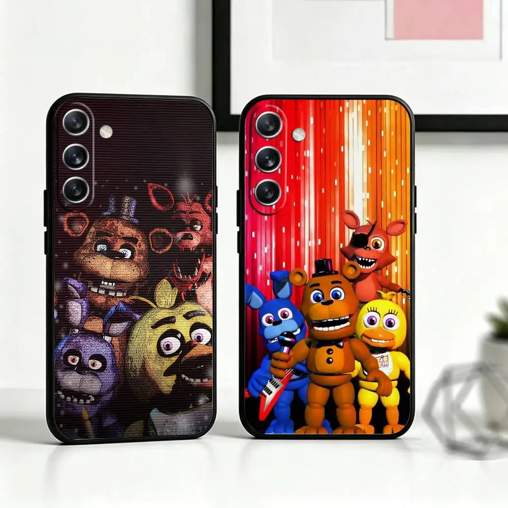 Чехол для телефона Dark Doll Five-nights-At-Freddys для Samsung Galaxy A73, A72, A71, A70, A53, A52, A51 и других моделей, мягкий черный чехол.