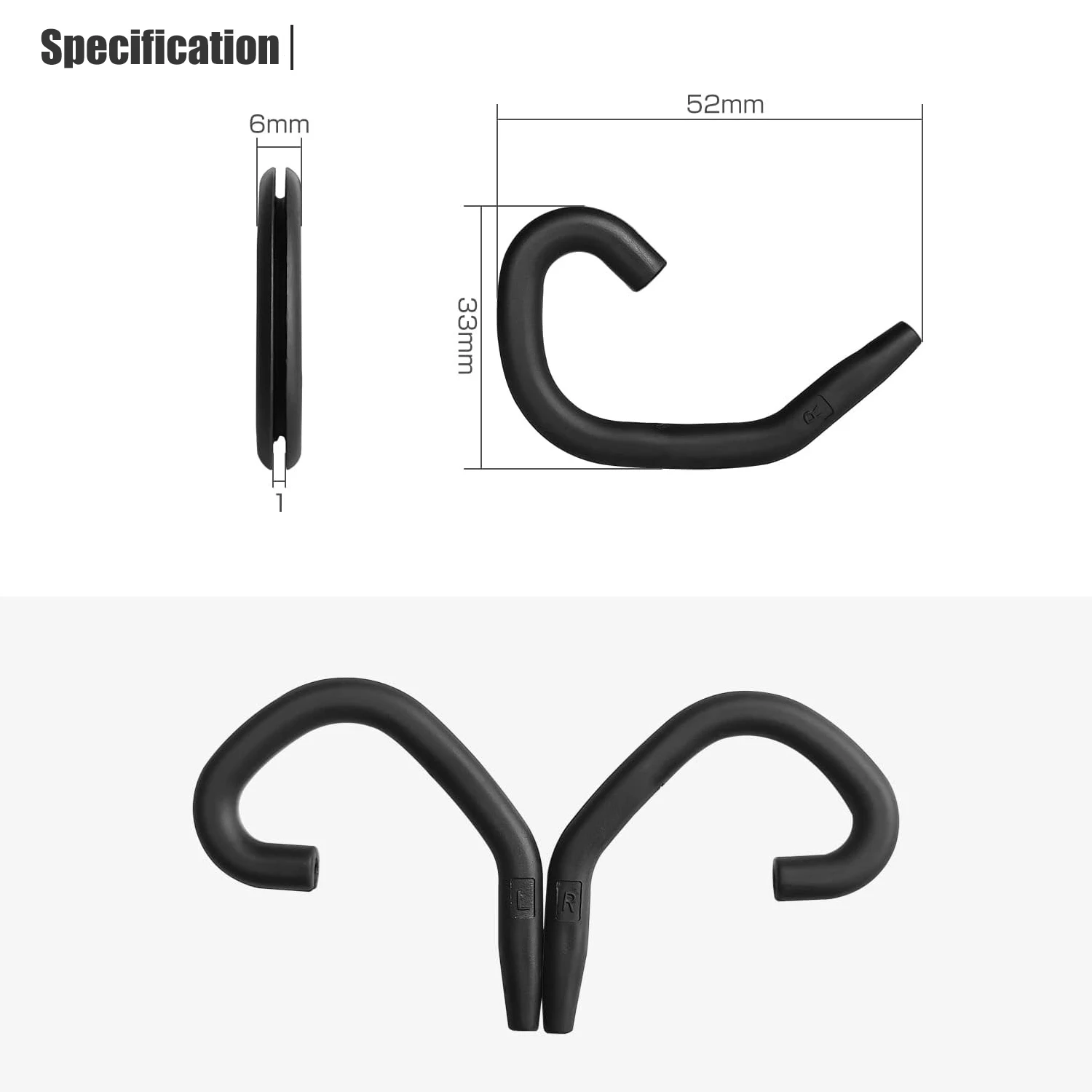 OKCSC 1/5/10 Pairs Earphone ear loop In Ear Anti Slip Silicone Sports Ear Hanger Reduce Earphone Stethoscope Effect