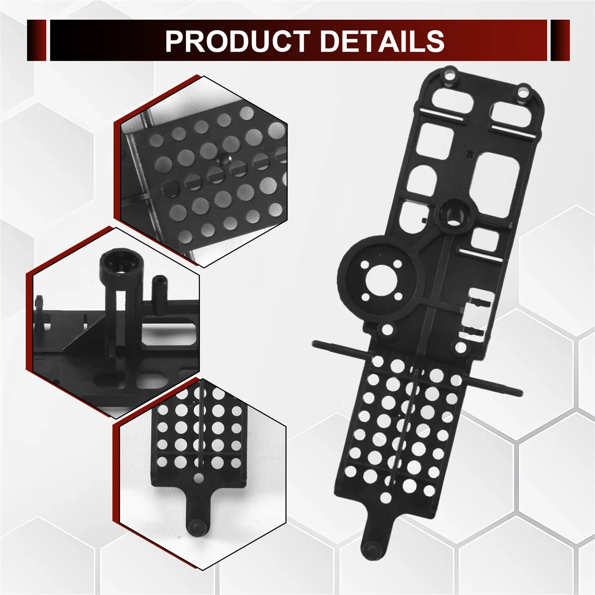 ACKOR 1 Set XK K110 업그레이드 K110S 서보 메인 프레임 및 WLtoys XK K110 K110S RC 헬리콥터 업그레이드 부품 용 서보 플레이트