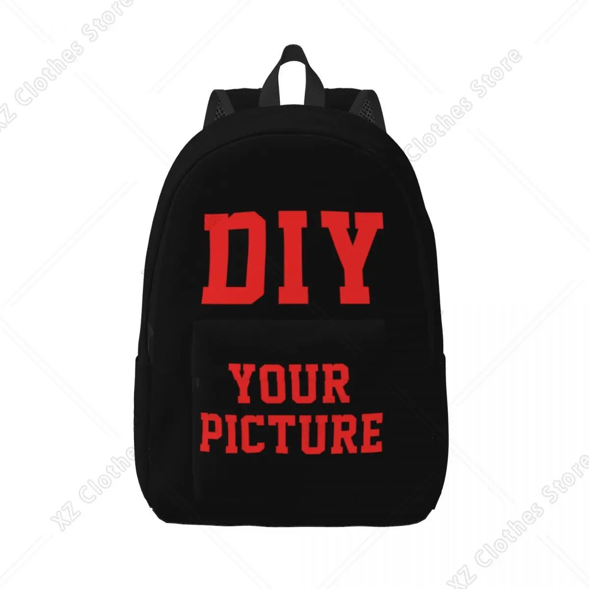 DIY Your Picture Backpack for Preschool Primary School Student Customized Customization Book Bags Boy Girl Kids Canvas Daypack
