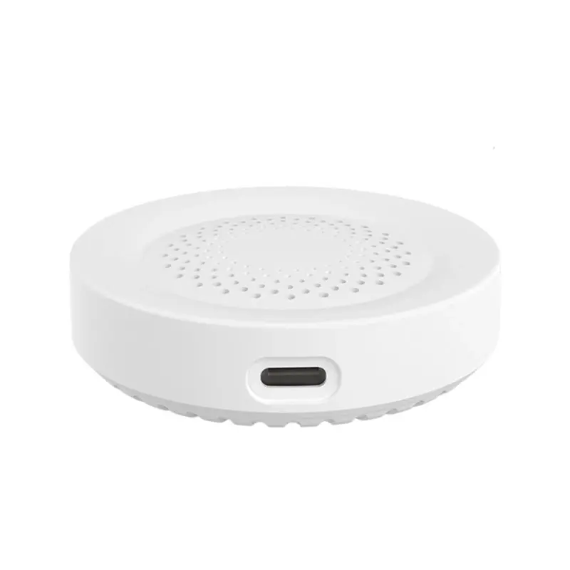 

Умная Wi-Fi сирена-сигнализация Tuya Zigbee с датчиком температуры и влажности для умного дома, 100 дБ, Wi-Fi