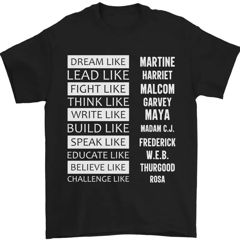 Футболка мужская Dream Wie Schwarz Leben Matter Geschichte Monat, 100% хлопок