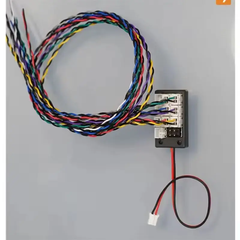 PH2.0 Expand Terminal Line Wire JUWUBA LED Lighting System MFC-03 for 1/14 Tamiya RC Truck for SCANIA 770S R620  for VOLVO  Car