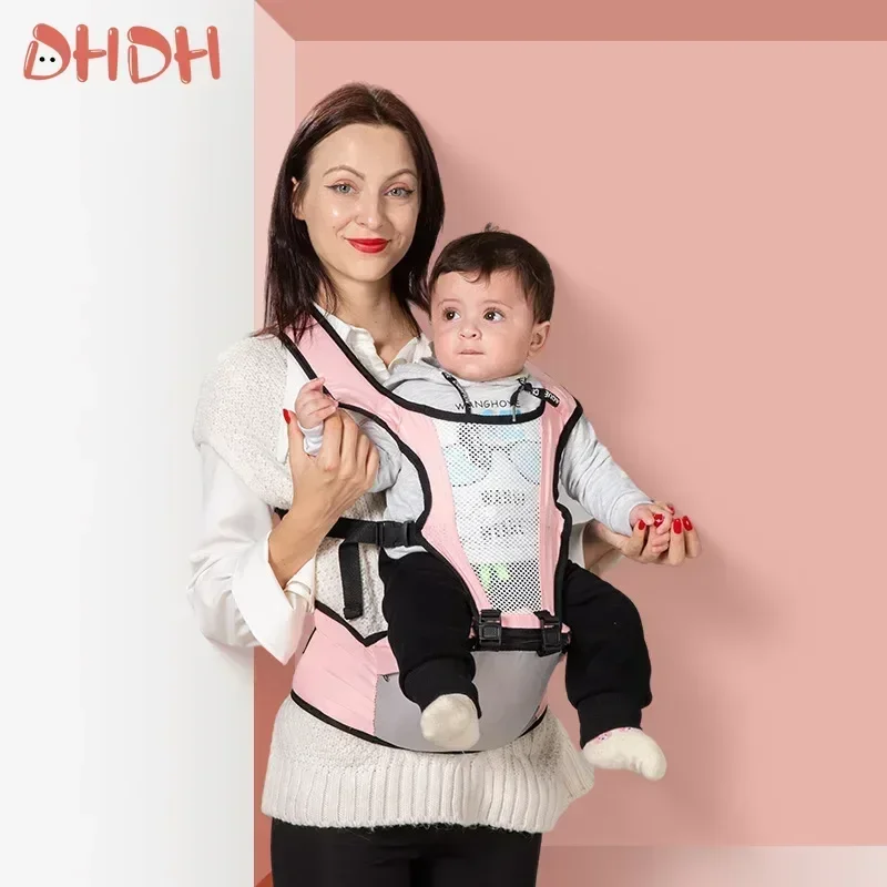 حقيبة ظهر مريحة لحمل الطفل مع مقعد الورك لحديثي الولادة متعددة الوظائف لحديثي الولادة وحمالة الخصر ومقعد للأطفال حديثي الولادة #2